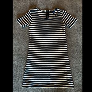 Black/White Striped French Connection Dress